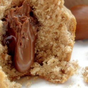 Moelleux Farine de châtaignes & miel, cœur chocolat-châtaigne
