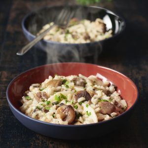 Risotto châtaignes et poires