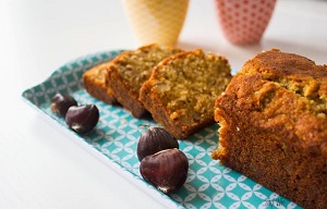 Cake Farine de Châtaignes Lardons Courgettes
